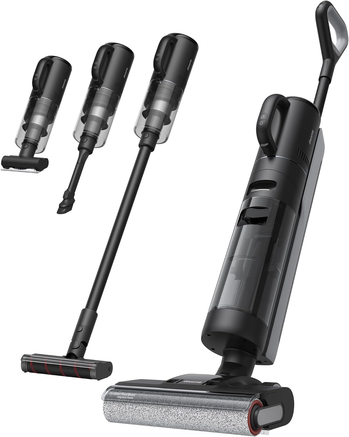 dreame H12 Dual Smart Wet Dry Vacuum Cleaner, Floor Cleaner Mop Combo 4-in-1 Cor...