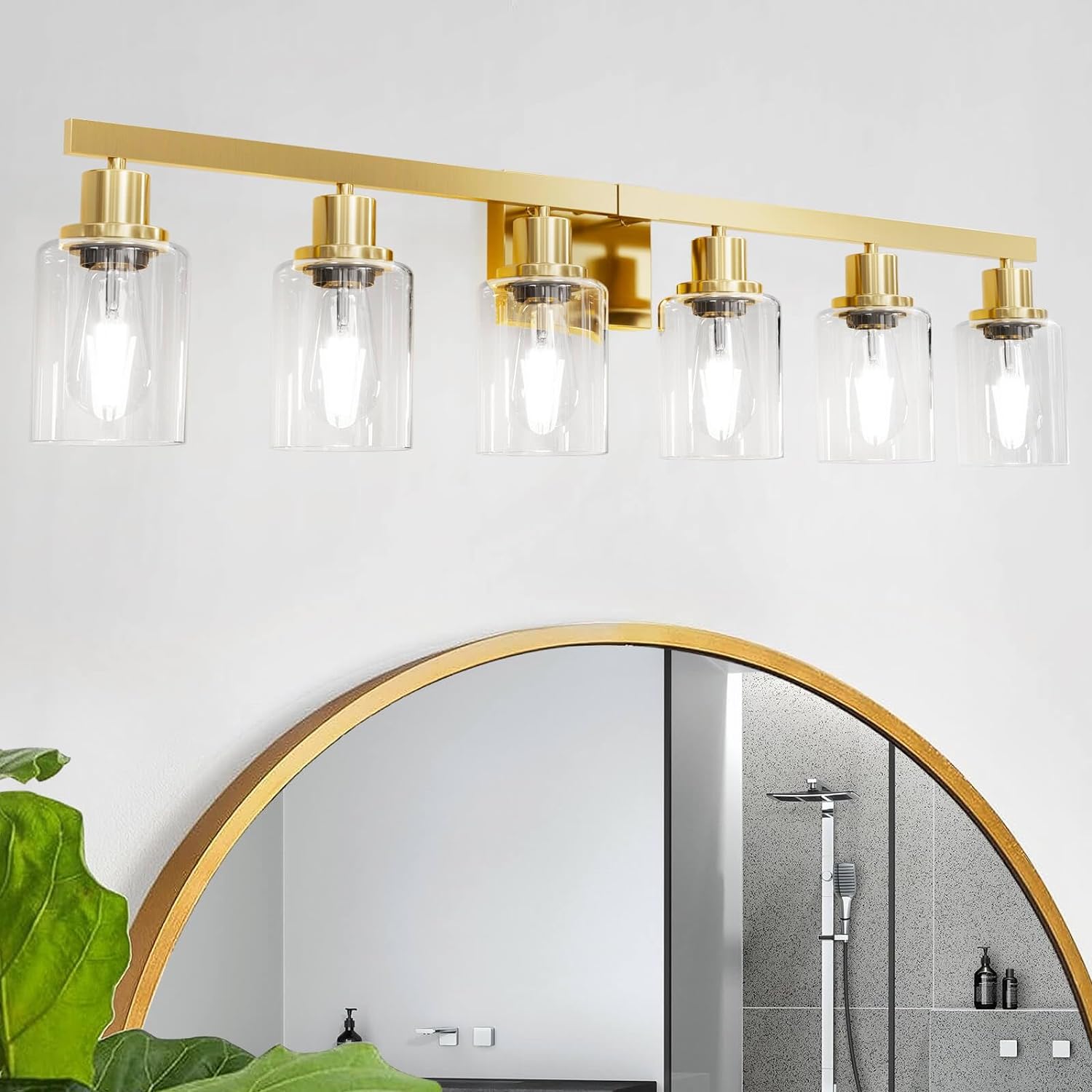 **Refreshed Title:** "High-Quality 6 Light Gold Bathroom Vanity Light, Special G...