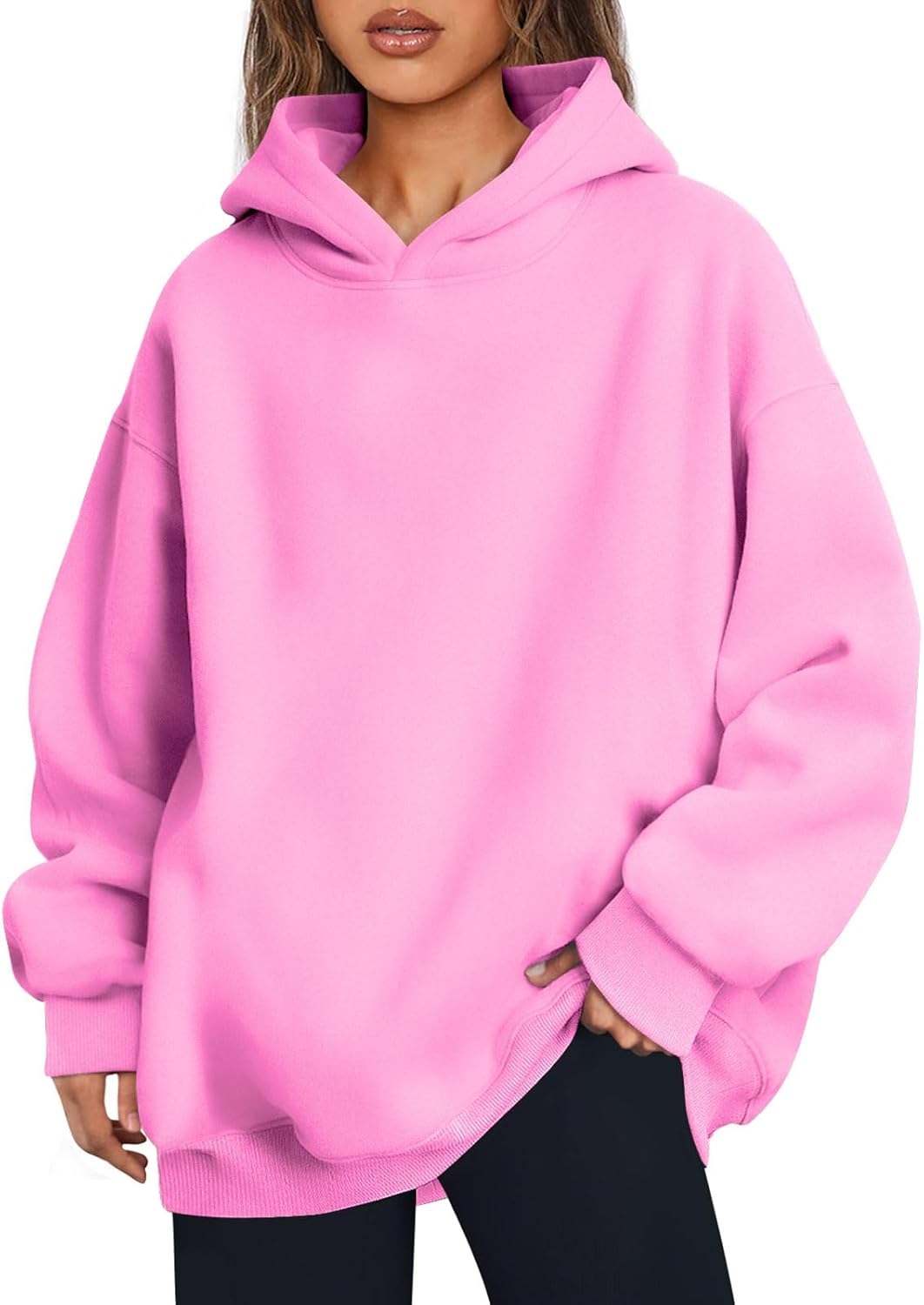 Trendy Queen Womens Oversized Hoodies Fleece Hooded Sweatshirts Comfy Casual Pul...