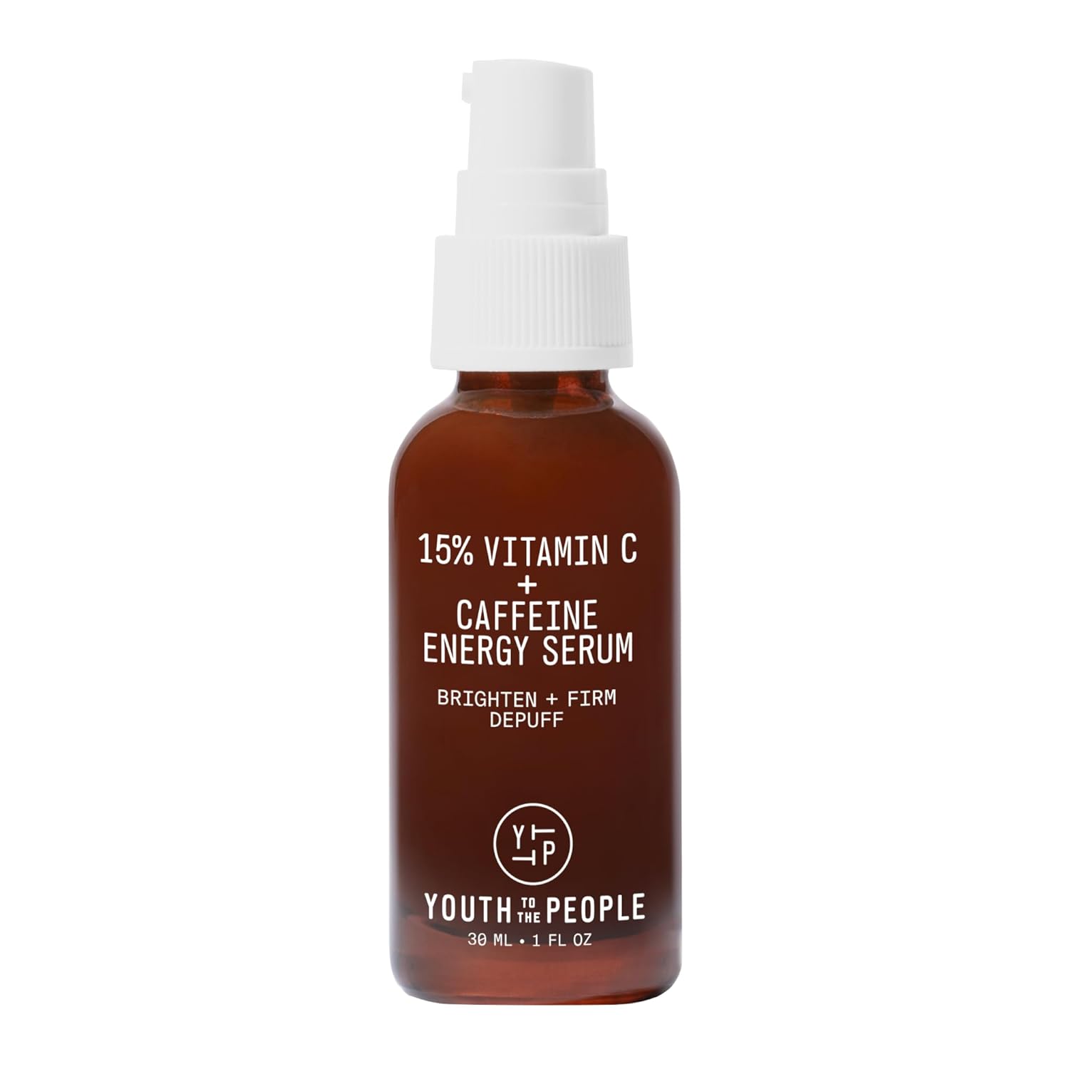 Youth To The People 15% Vitamin C Face Serum - Skin Firming Caffeine Serum for M...