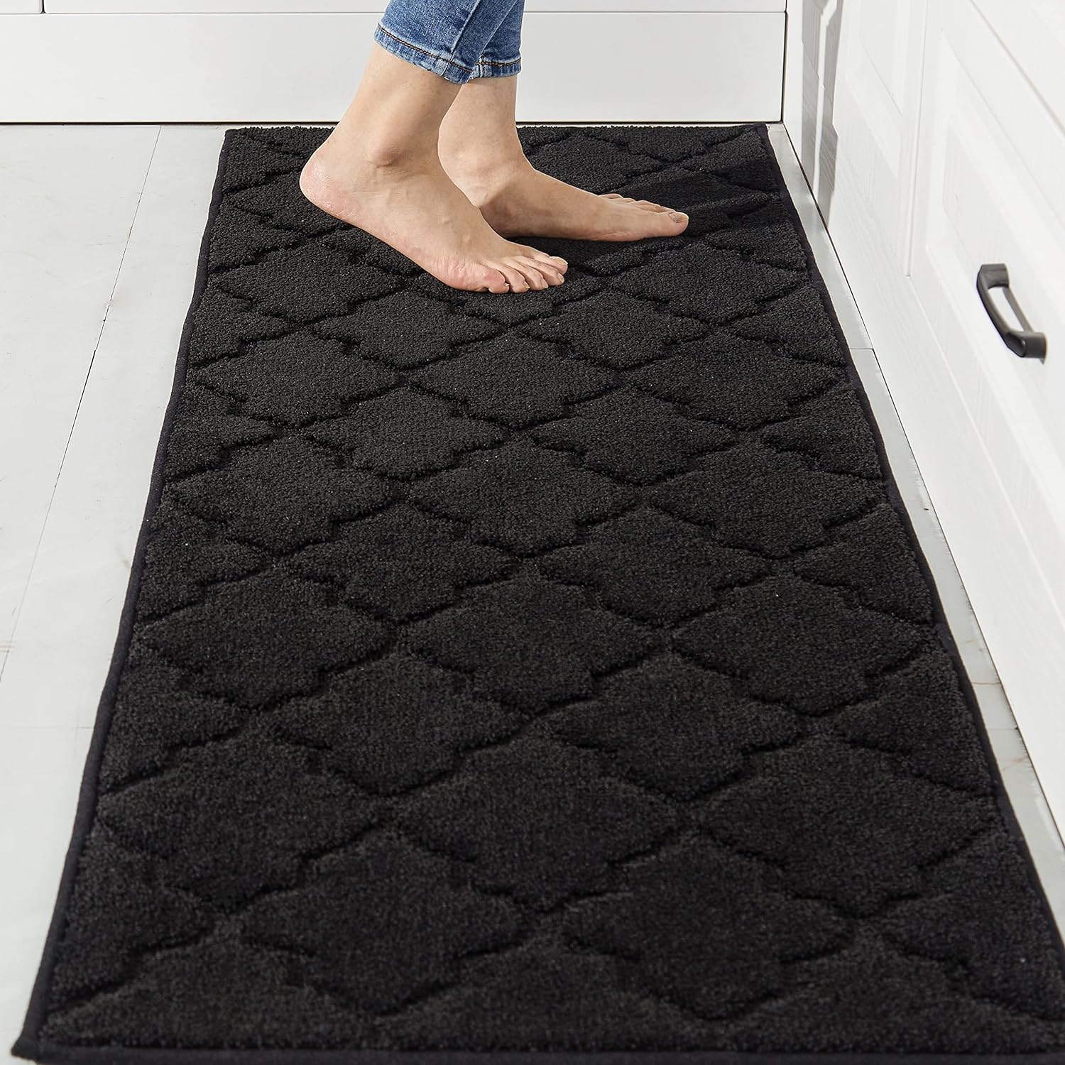 COSY HOMEER Soft Kitchen Rugs and Floor Mats for in Front of Sink Super Absorben...