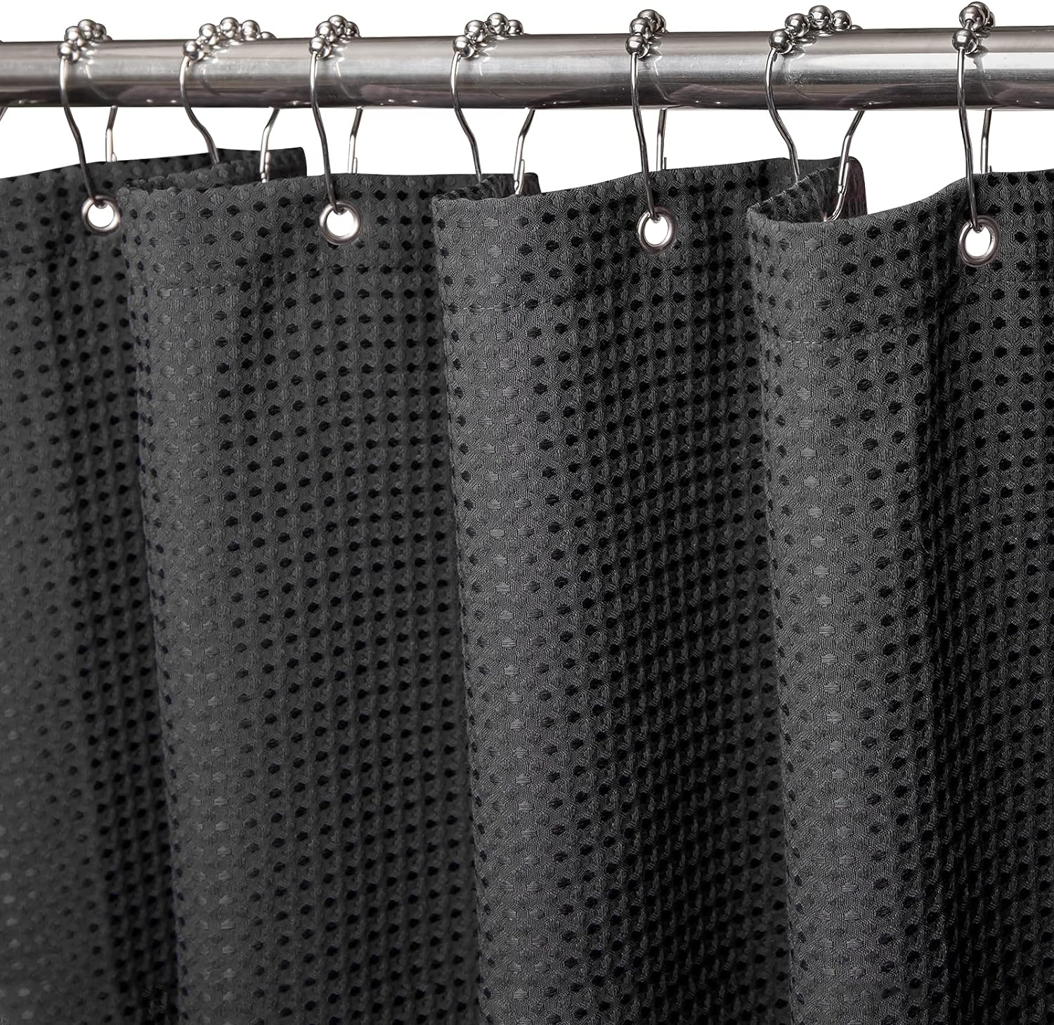 VANZAVANZU Shower Curtain, Special Bathroom Curtain with Metal Hooks, High-Quali...