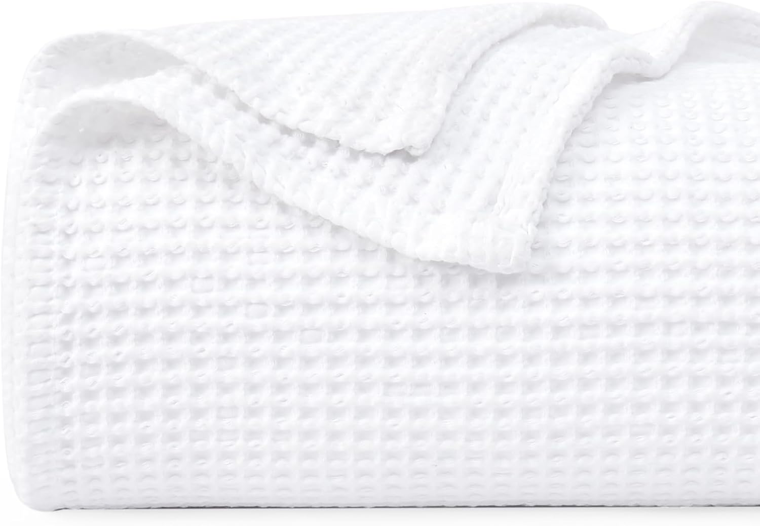 PHF 100% Cotton Waffle Weave Blanket, Special Lightweight and Soft Blanket, Inno...