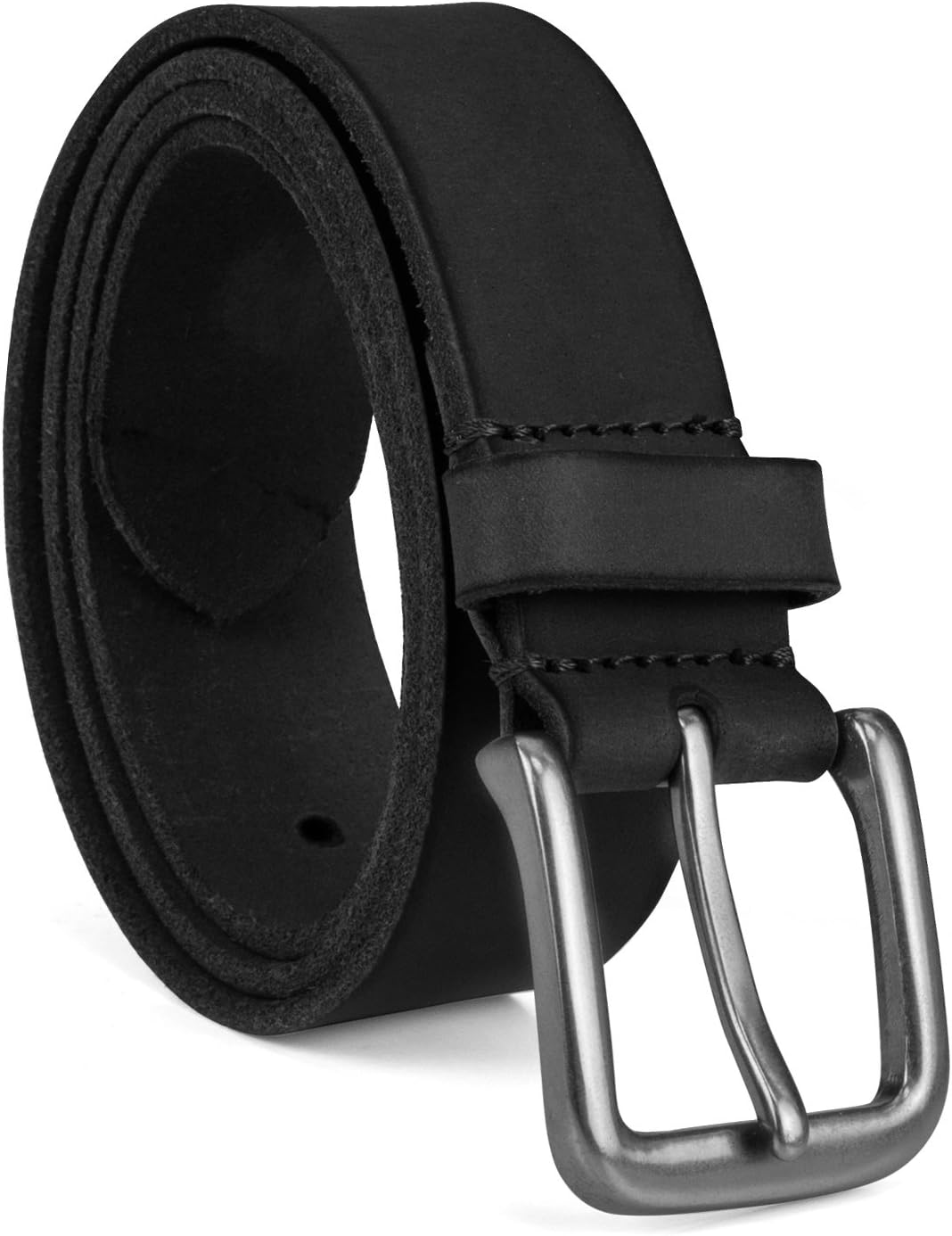 Timberland Men's 35mm Classic Buckle Leather Belt for Jeans 36 Black