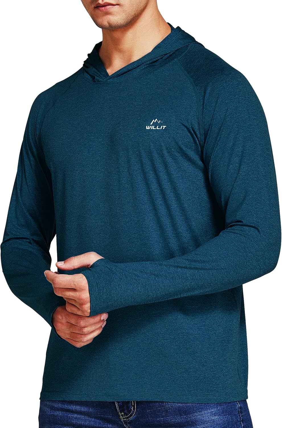 Willit Men's Sun Shirts, Special Protection Hoodie with UPF 50, Innovative Rash...