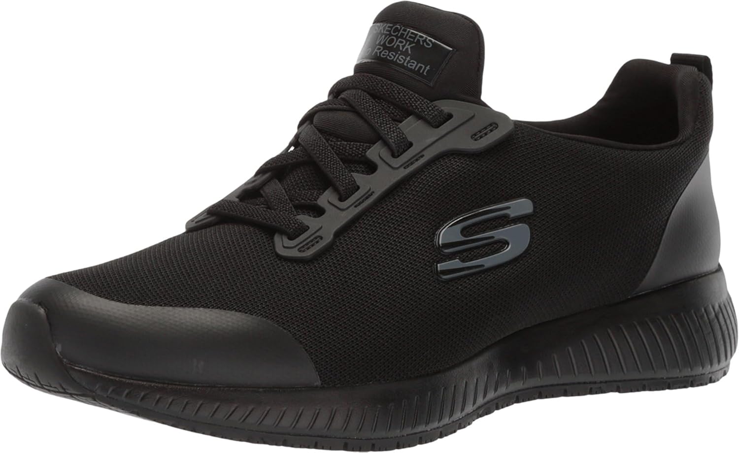 Skechers Women's Squad Sr, Special Food Service Shoe, Innovative Black Women's F...