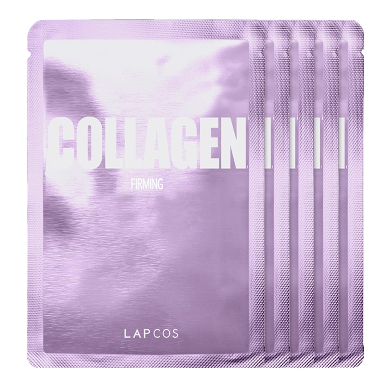 LAPCOS Collagen Sheet Mask, Firming Daily Face Mask with Collagen Peptides for A...