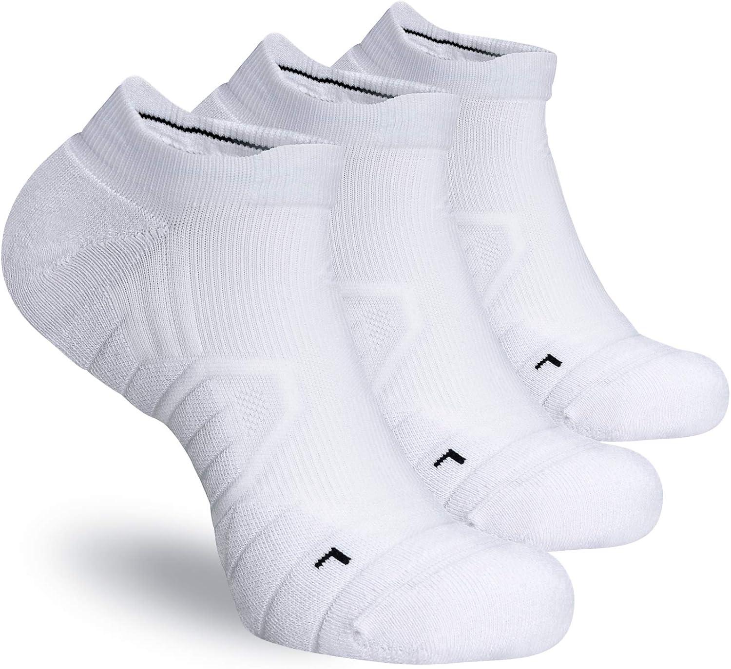 Hylaea Athletic Running Socks, Special Cushion Padded Moisture Wicking Socks, Un...