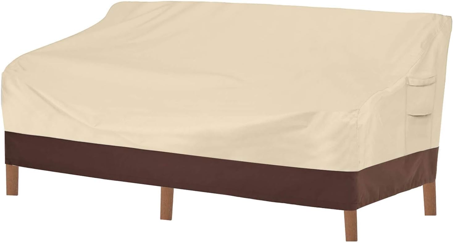 Vailge Heavy Duty Patio Sofa Cover, 100% Waterproof 3-Seater Outdoor Sofa Cover,...