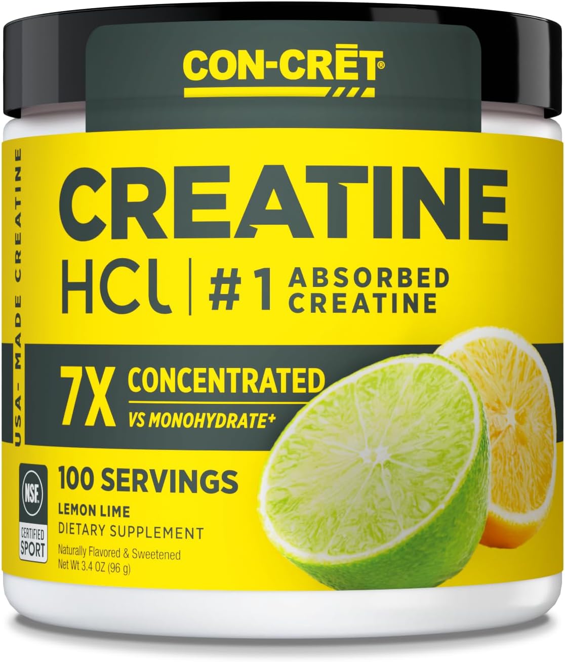 Creatine HCl Powder, High-Quality Muscle Support, Cognitive Enhancing Supplement...