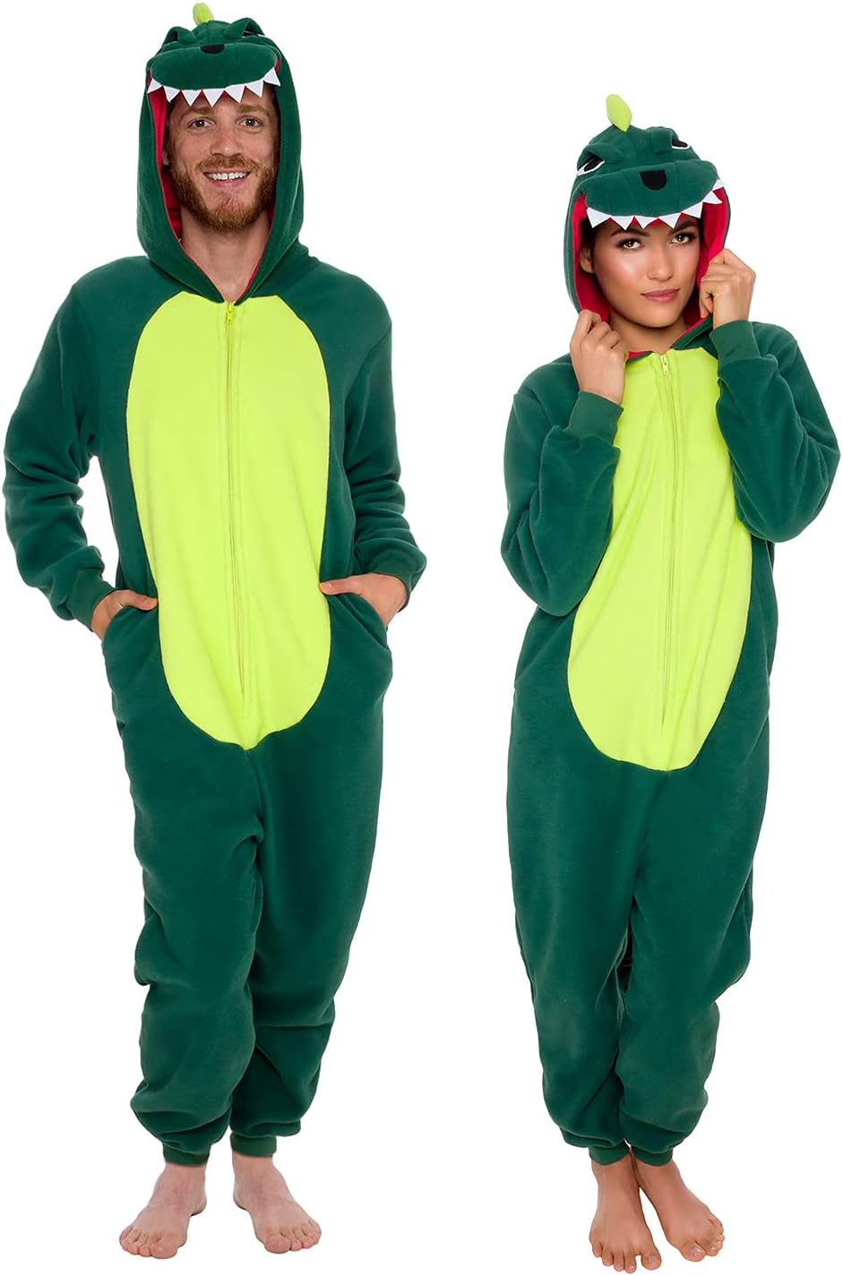 Funziez! Slim Fit Adult Onesie - Animal Halloween Costume - Plush Fruit One Piec...