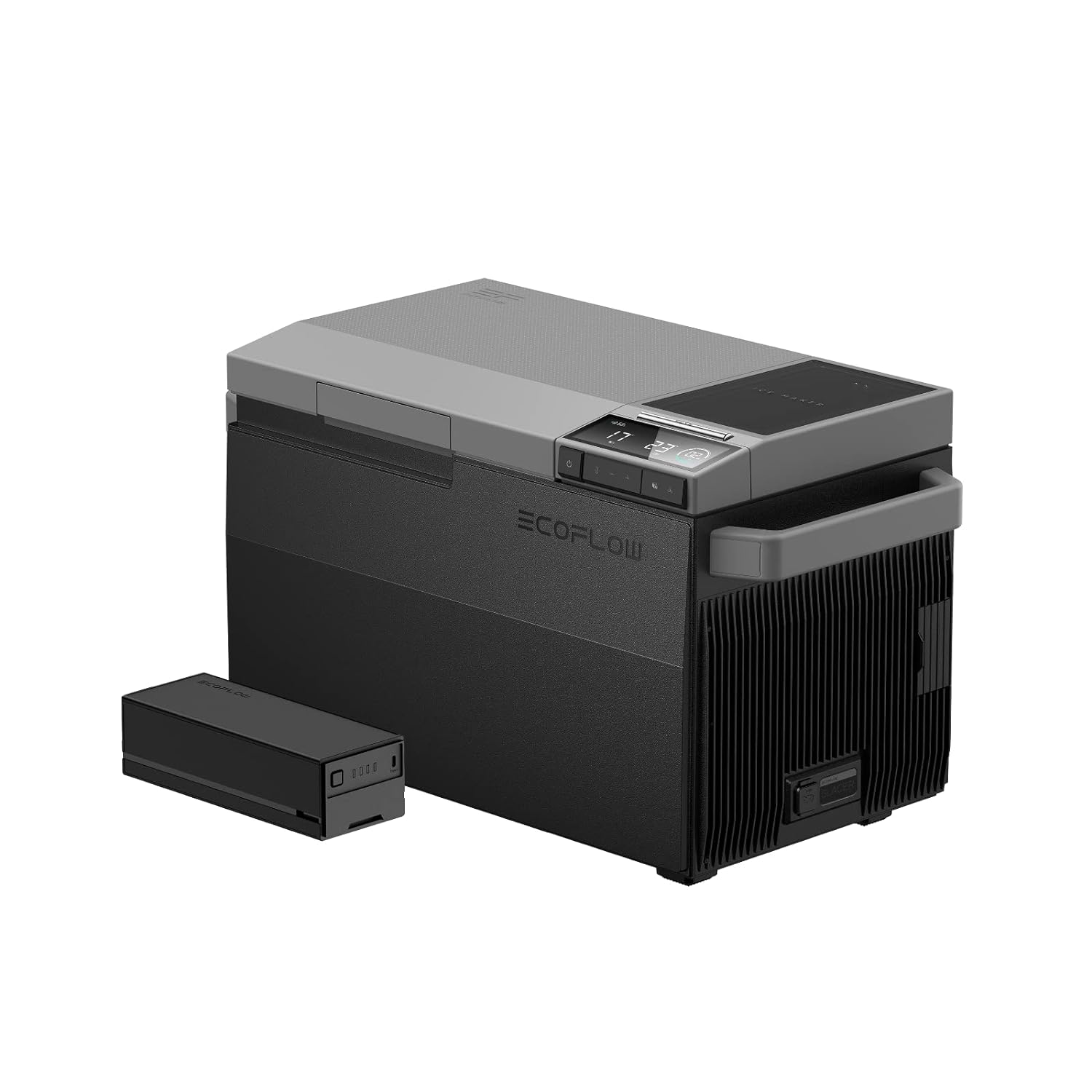 EF ECOFLOW GLACIER Portable Car Refrigerator with Battery, 40Qt(38L) Electric Co...
