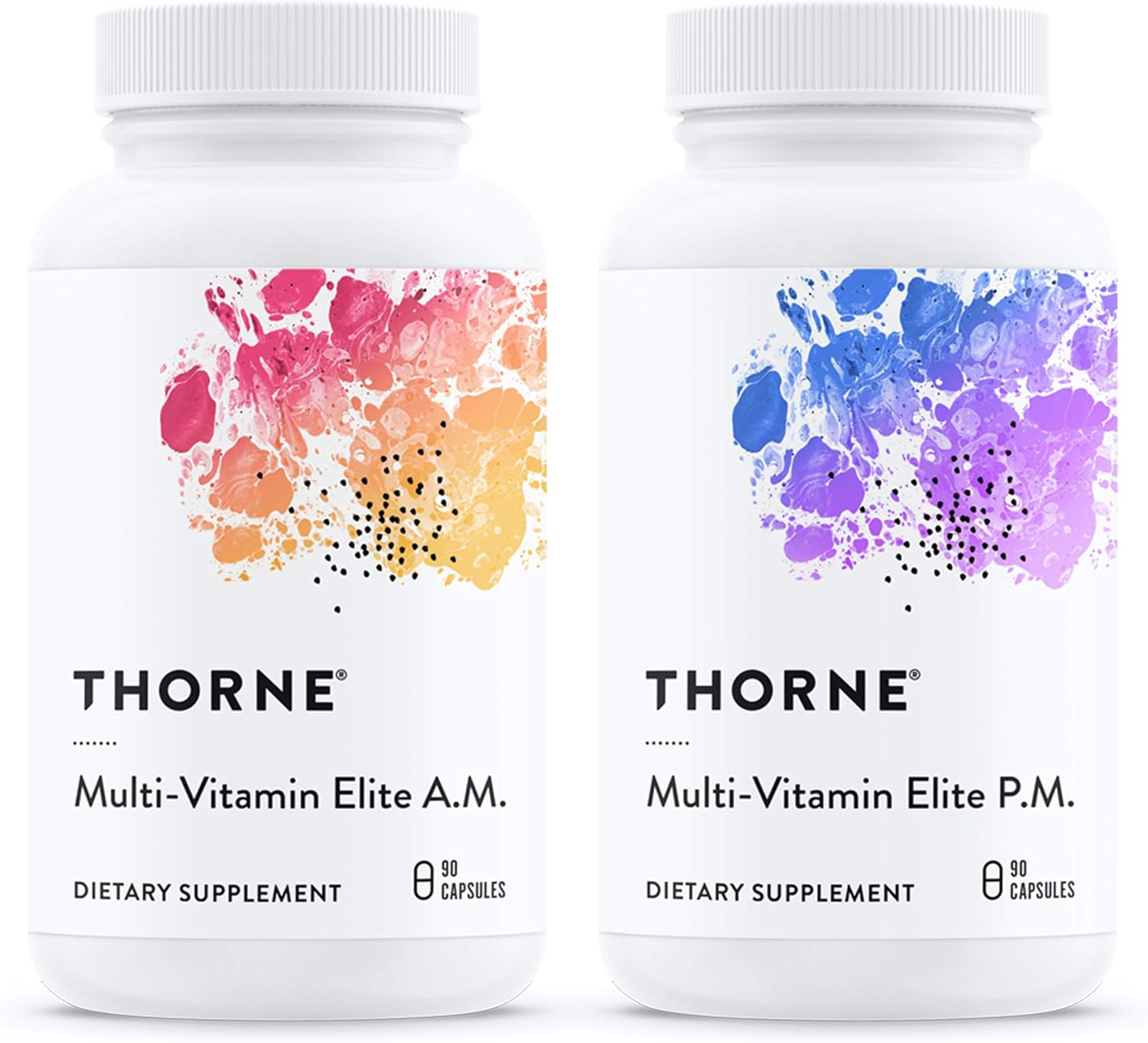 THORNE Multi-Vitamin Elite - Daily Nutritional Supplement - AM Formula Supports...