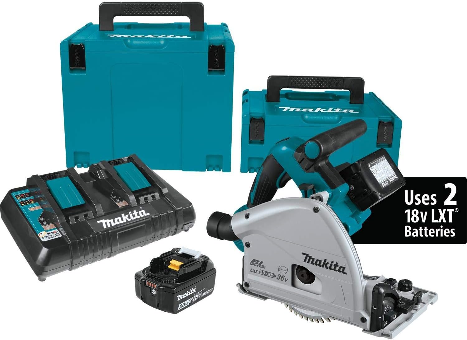 Makita XPS01PTJ 18-Volt X2 LXT Lithium-Ion (36V) Brushless Cordless 6-1/2 inch P...
