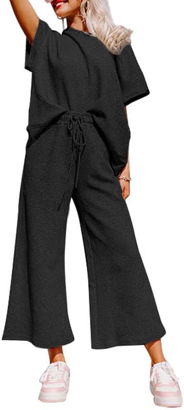 SHEWIN Women's 2 Piece Outfits, Special Sweatsuit Casual Pullover Tops and Draws...