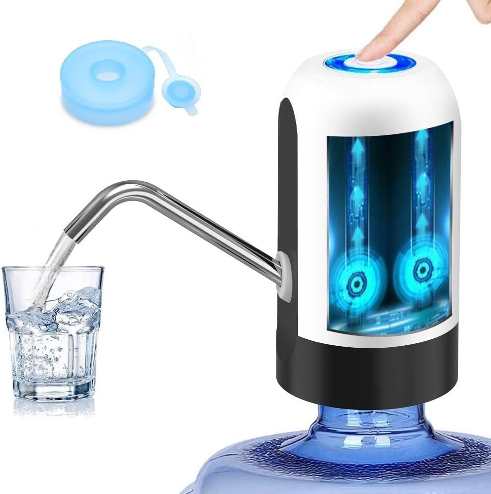Water Bottle Pump 5 Gallon Water Bottle Dispenser USB Charging Automatic Drinkin...