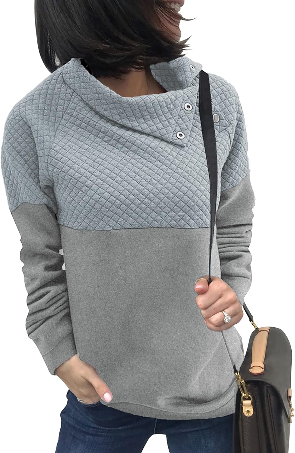 BTFBM Women Fashion, Special Lightweight Zipper Long Sleeve Sweatshirts, Innovat...
