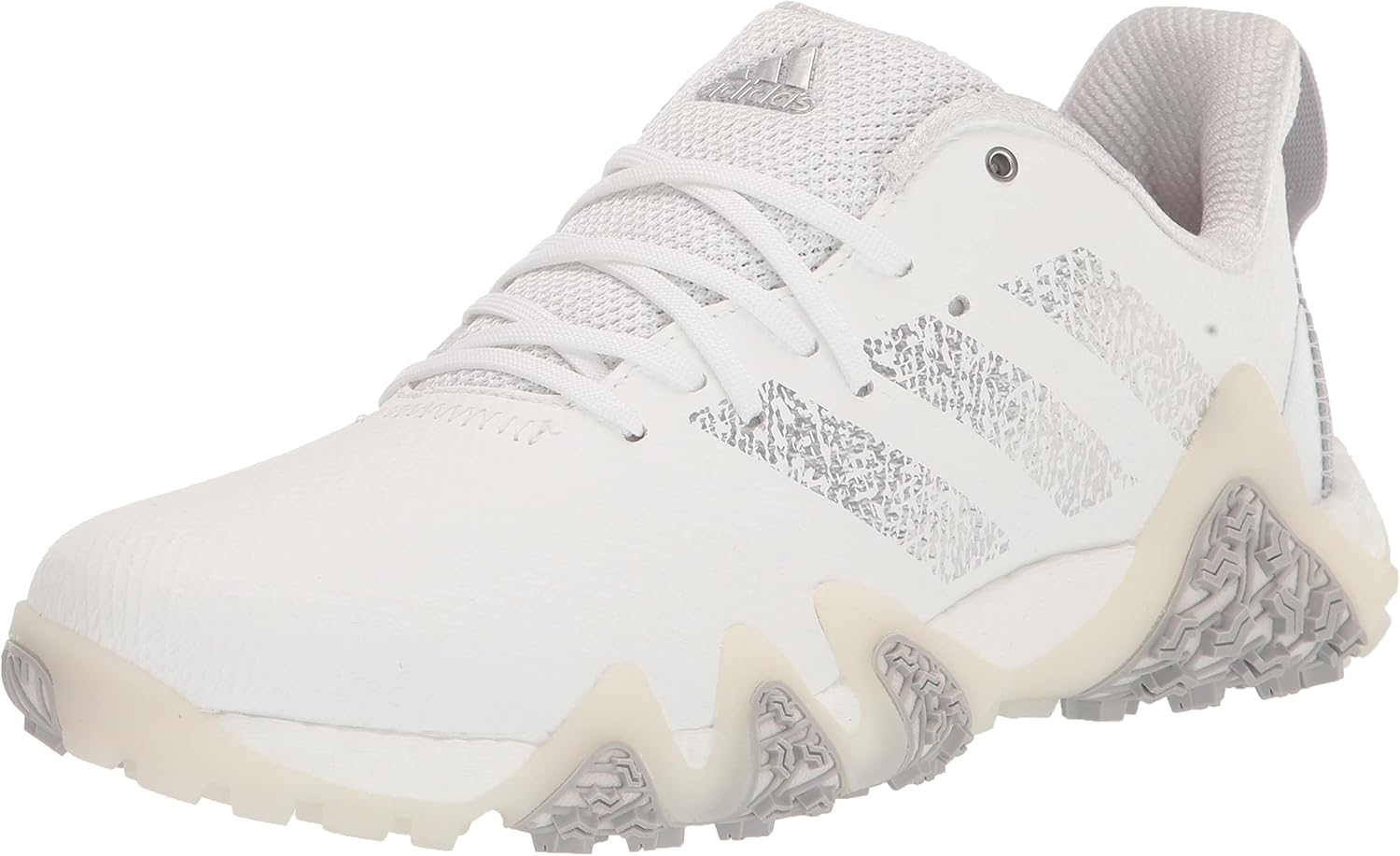adidas Men's Codechaos 22 Spikeless Golf Shoe 10.5 Footwear White/Silver Metalli...