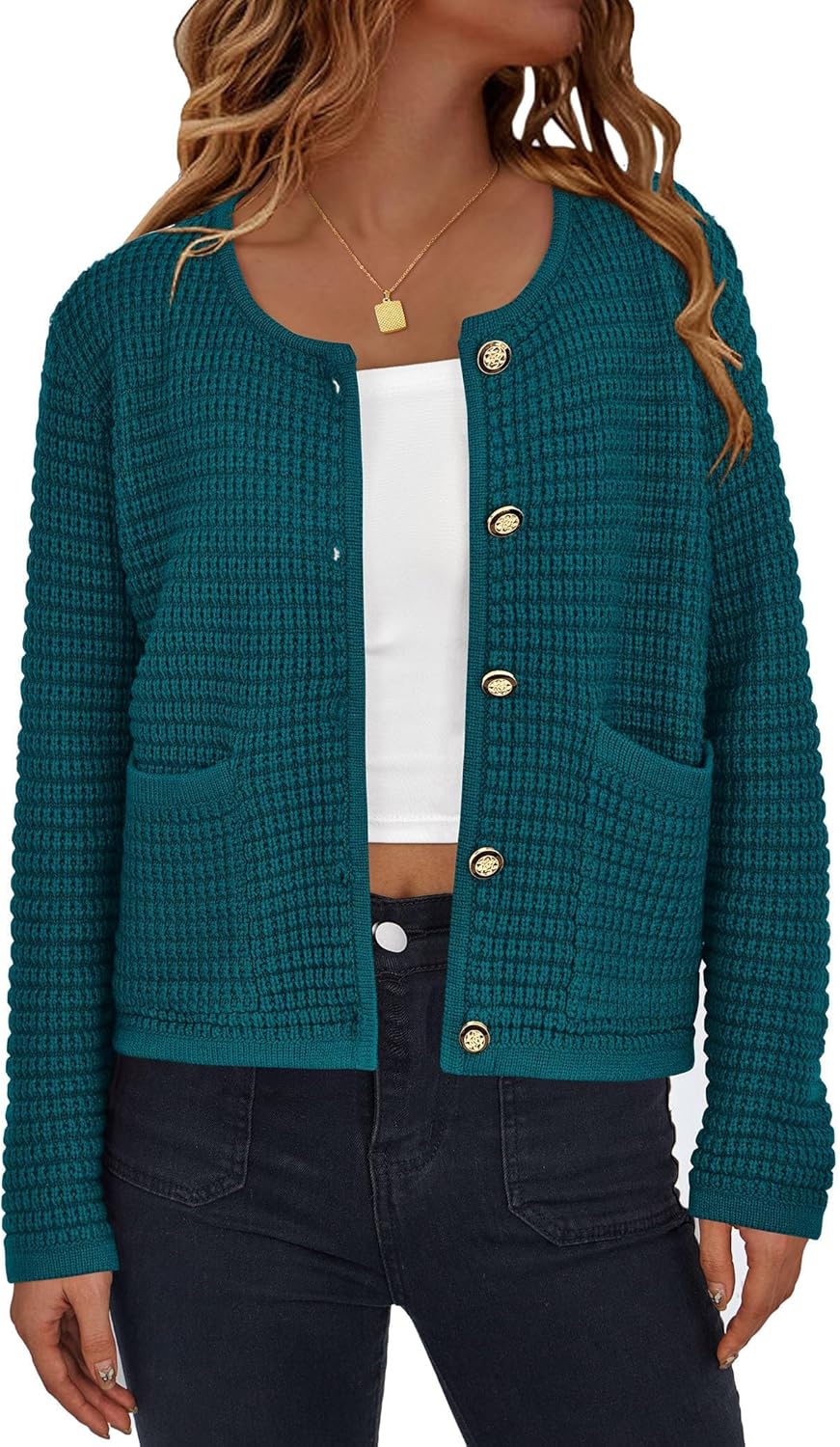 PRETTYGARDEN Women's Cardigan Sweater, Special Fall Fashion Clothes, Unique Open...