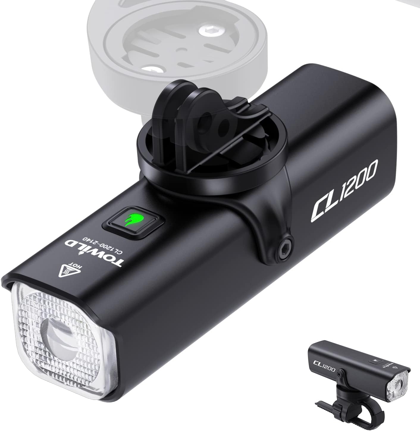 Towild 1200 Lumen Bike Lights, Special Front Bike Light with 4000mAh Type-C Rech...