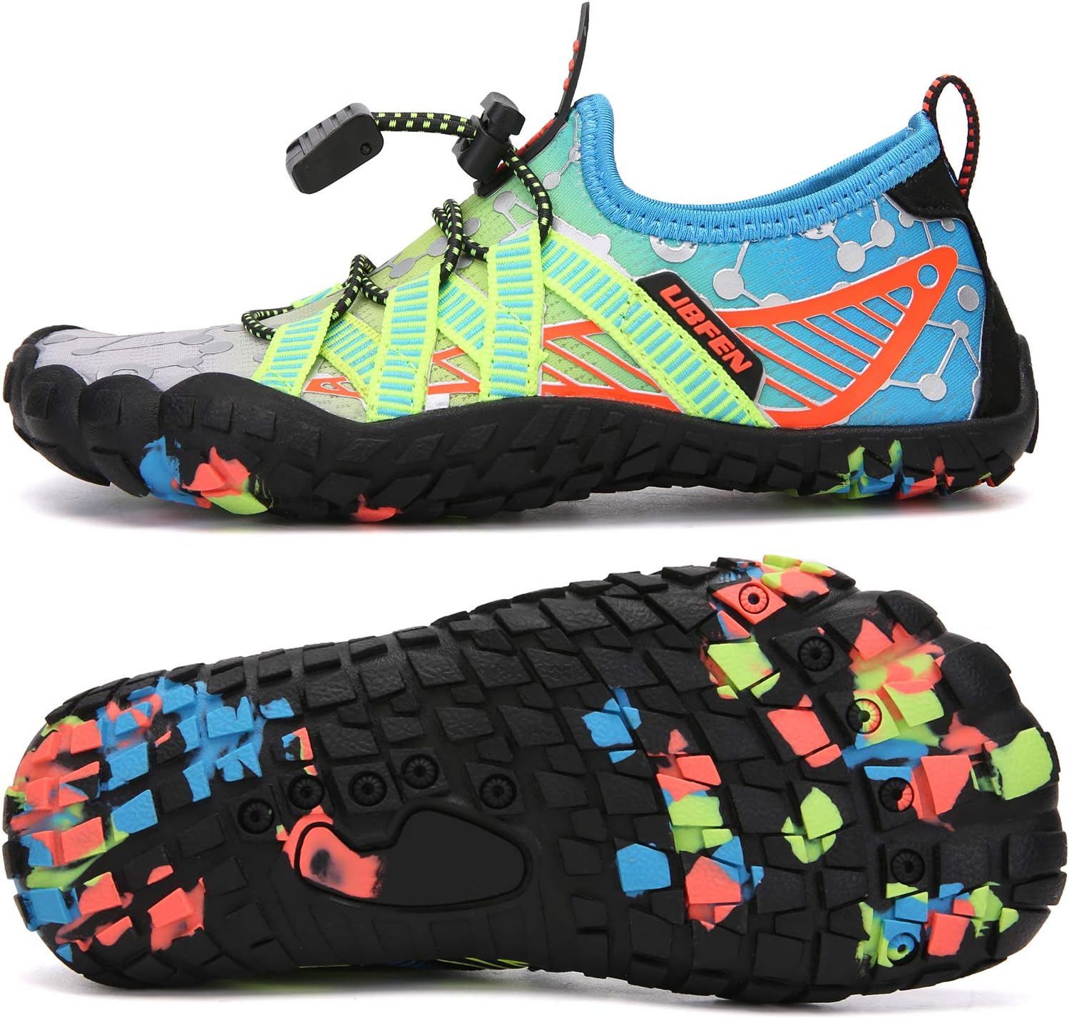 UBFEN Water Shoes, Special Aqua Socks for Kids Boys and Girls, Innovative Barefo...