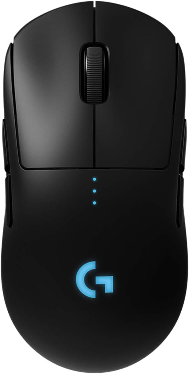 Logitech G PRO Wireless Gaming Mouse, HERO 25K Sensor, 25,600 DPI, RGB, Ultra Li...