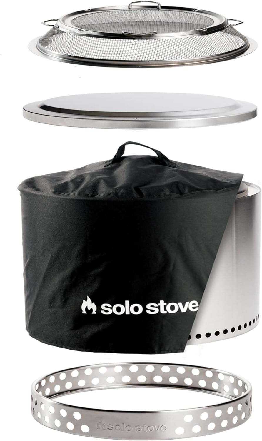 Solo Stove Yukon Backyard Bundle 2.0 | Incl. Yukon Smokeless Fire Pit with Stand...