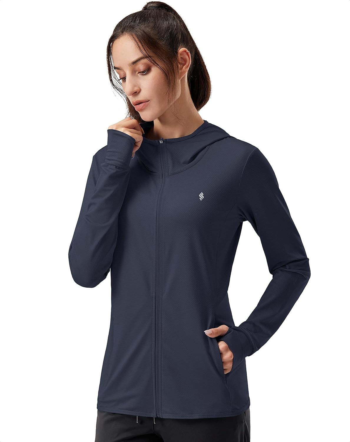 Soothfeel Women's UPF 50 Sun Protection Hoodie Jacket, Special Lightweight Long...