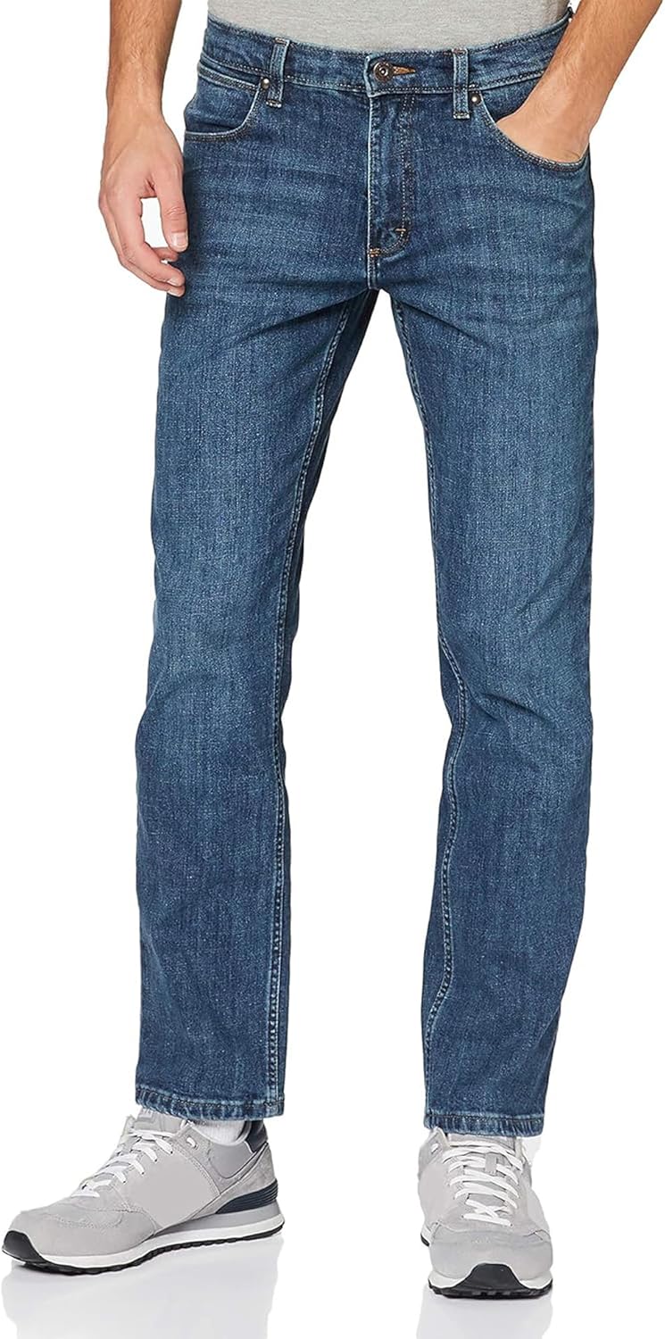 Wrangler Men's Red Kabel Straight Jeans, Special Straight Jeans 36W / 32L, Innov...
