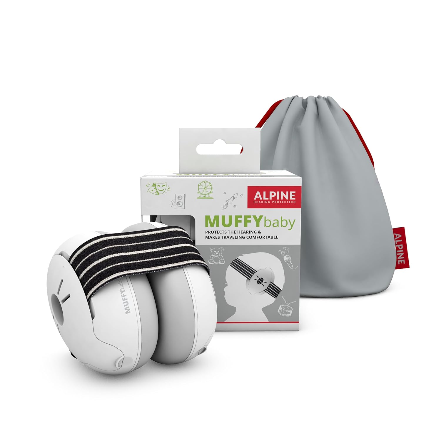 Alpine Muffy Baby Ear Protection, Special Ear Defender for Babies and Toddlers,...