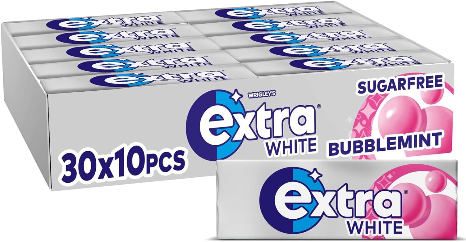 Extra White Bubblemint Flavour, Special Xylitol Sugarfree Chewing Gum, Affordabl...