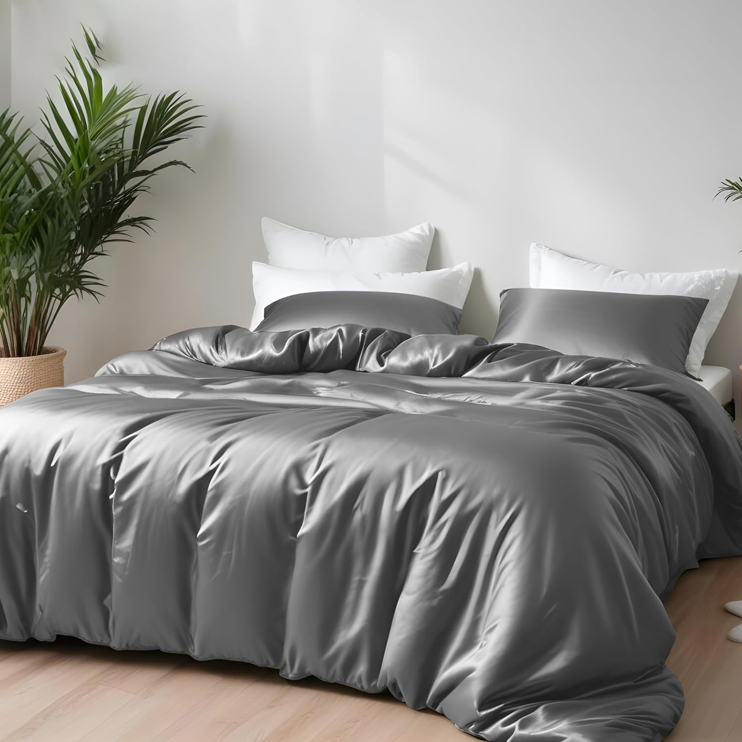 LINENWALAS Bamboo Bedding, Sustainable 100% Natura...