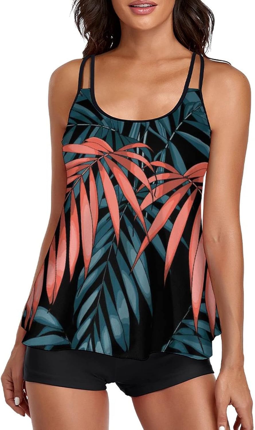 Urchics Women's 2024 Tankini, Special Swimsuits with Tummy Control, Innovative T...