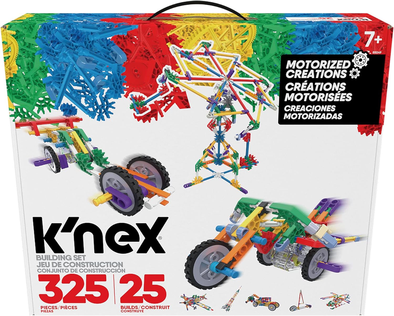 K'NEX | Motorised Creations Building Set | 3D Educational Toys for Kids, 325 Pie...