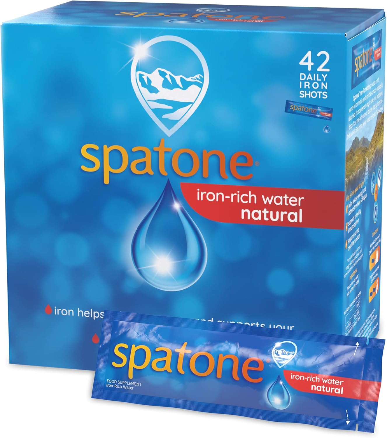 Spatone 100% Natural Iron Supplement (42 Sachets),...