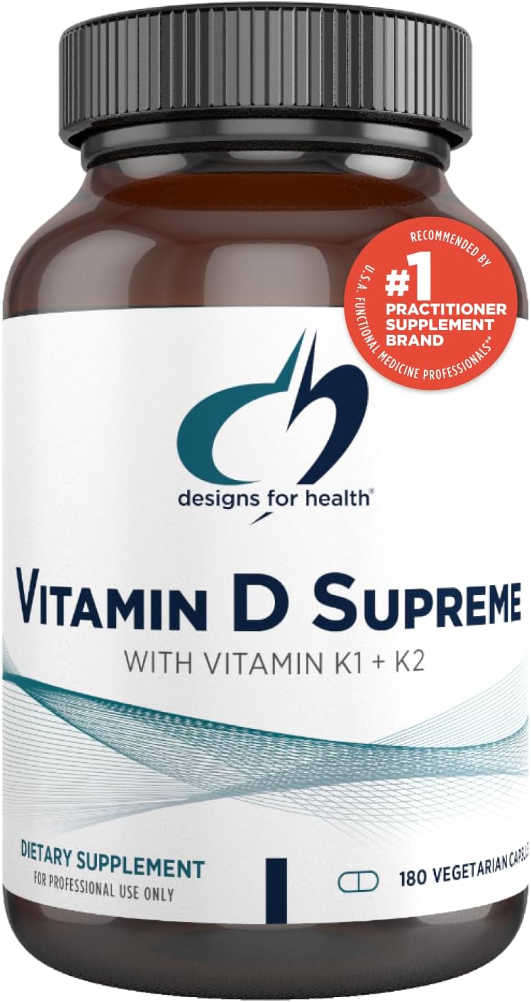 Designs for Health Vitamin D Supreme - Vitamin D 5000 IU with 2000mcg Vitamin K...