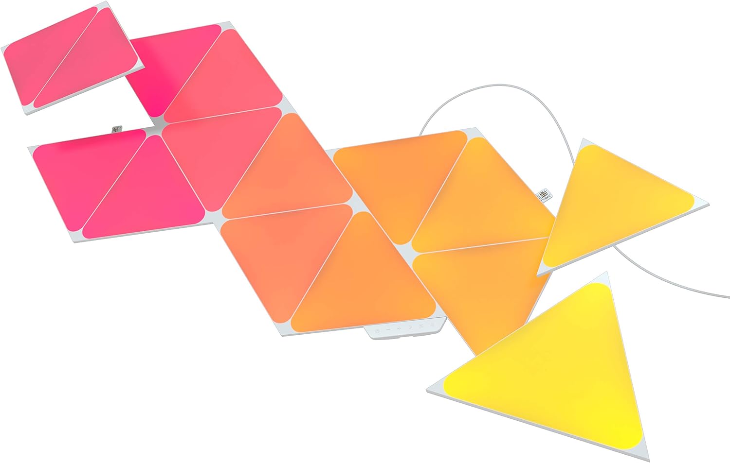 Nanoleaf Shapes Triangle Starter Kit, Special Smart Light Panels LED RGBW, Innov...