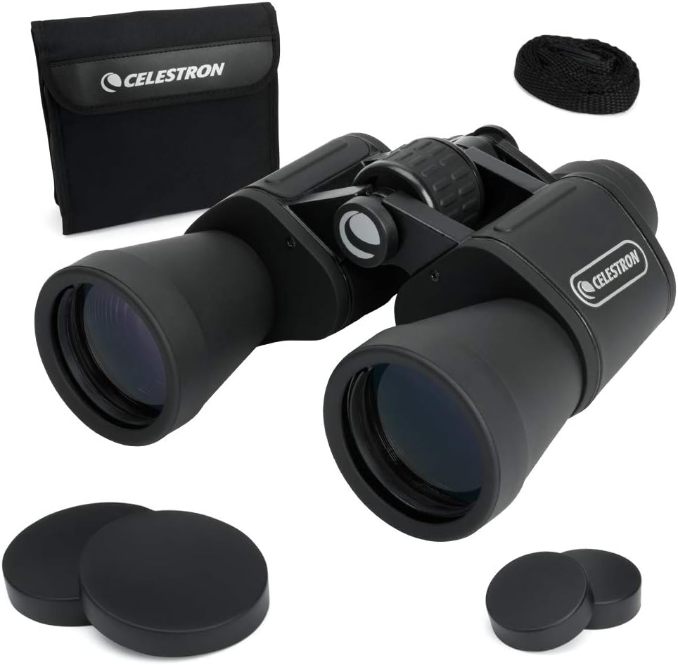 Celestron 71256 UpClose G2 Binocular, Special 10 x 50 Porro Prism Binocular, Hig...