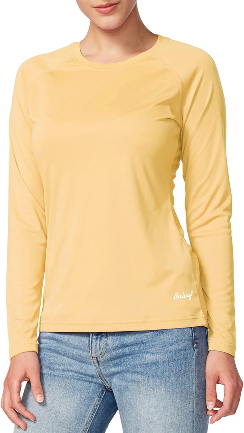 BALEAF Women's Sun Shirts, Special Long Sleeve UV Protection Rash Guard, Innovat...