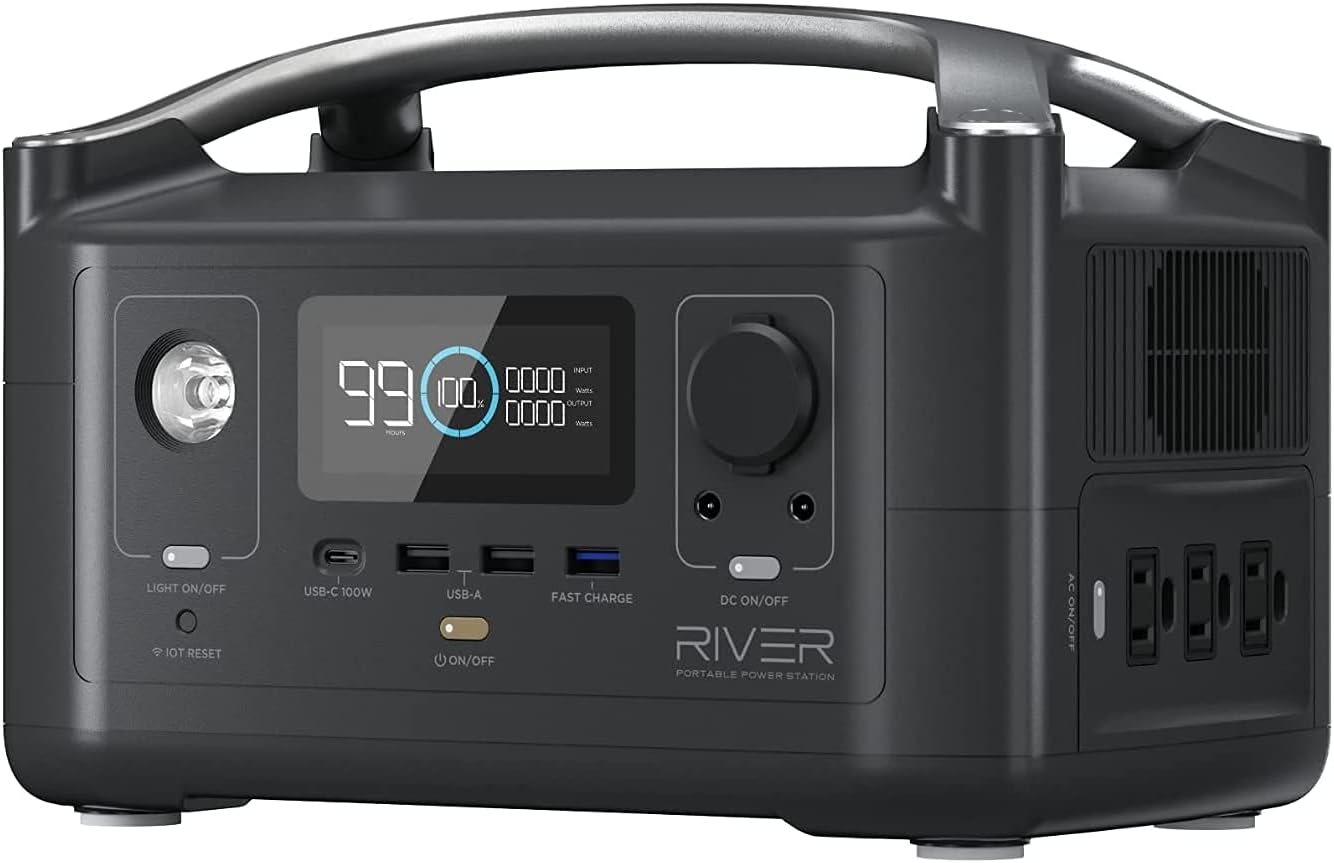 EF ECOFLOW RIVER 288Wh Portable Power Station,3 x...