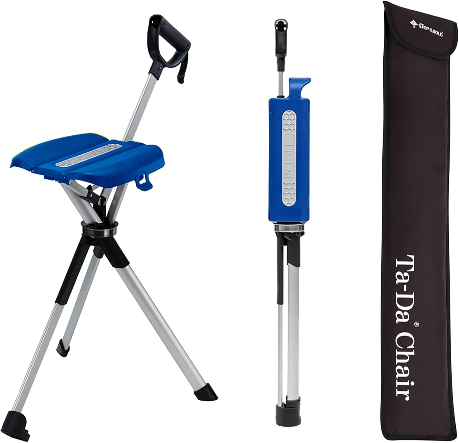 Special Ta-Da Chair Series 2, Innovative Portable Walking Stick, Unique Cane wit...