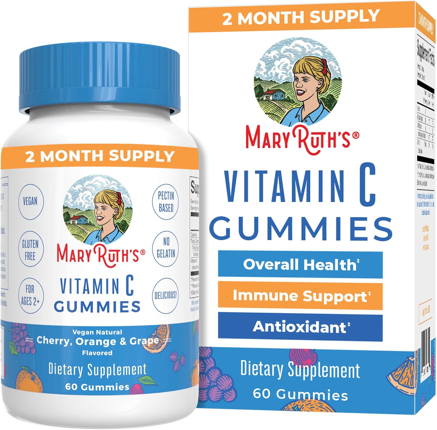 MaryRuth Organics Vitamin C Gummies, Special Vegan Immune Support Supplement, Hi...