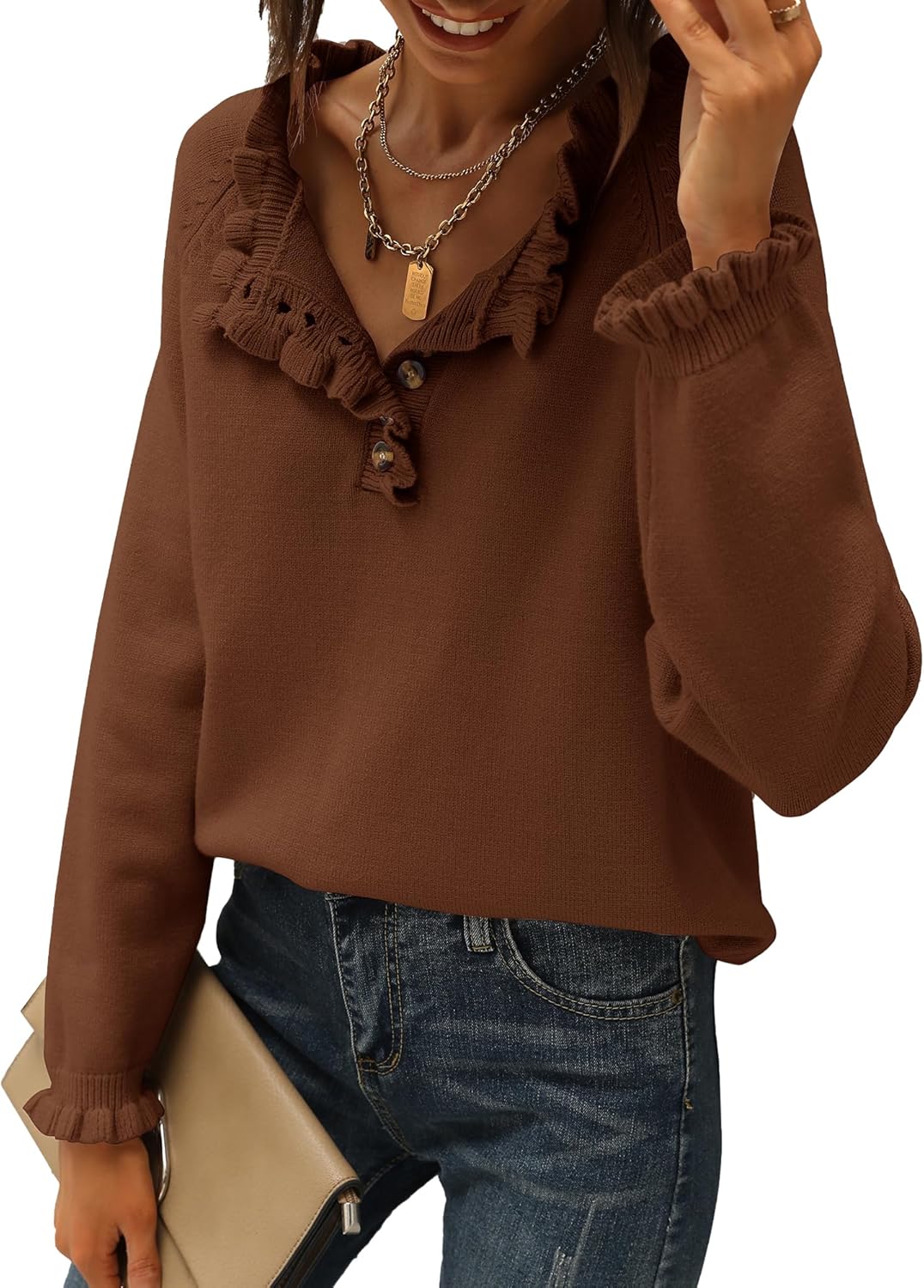 BTFBM 2024 Womens Sweaters, Special Fall Winter Outfits, Innovative Long Sleeve...
