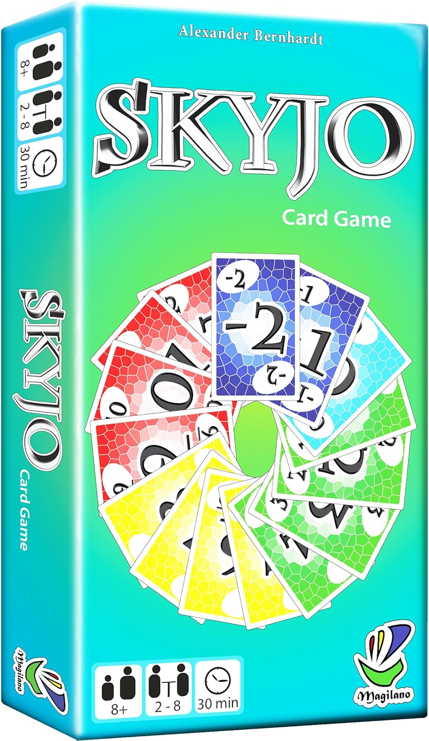 SKYJO by Magilano, Special Card Game for Kids and Adults, Innovative Card Game f...
