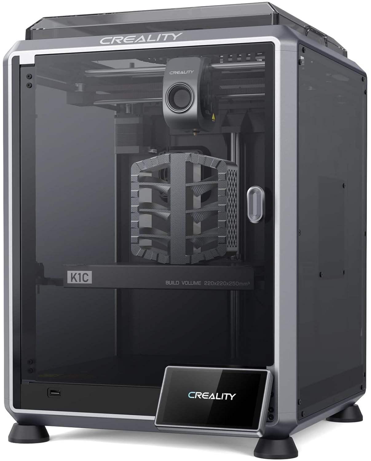 Creality K1C 3D Printer, 2024 New Version 600mm/s High-Speed Auto Leveling Clog-...