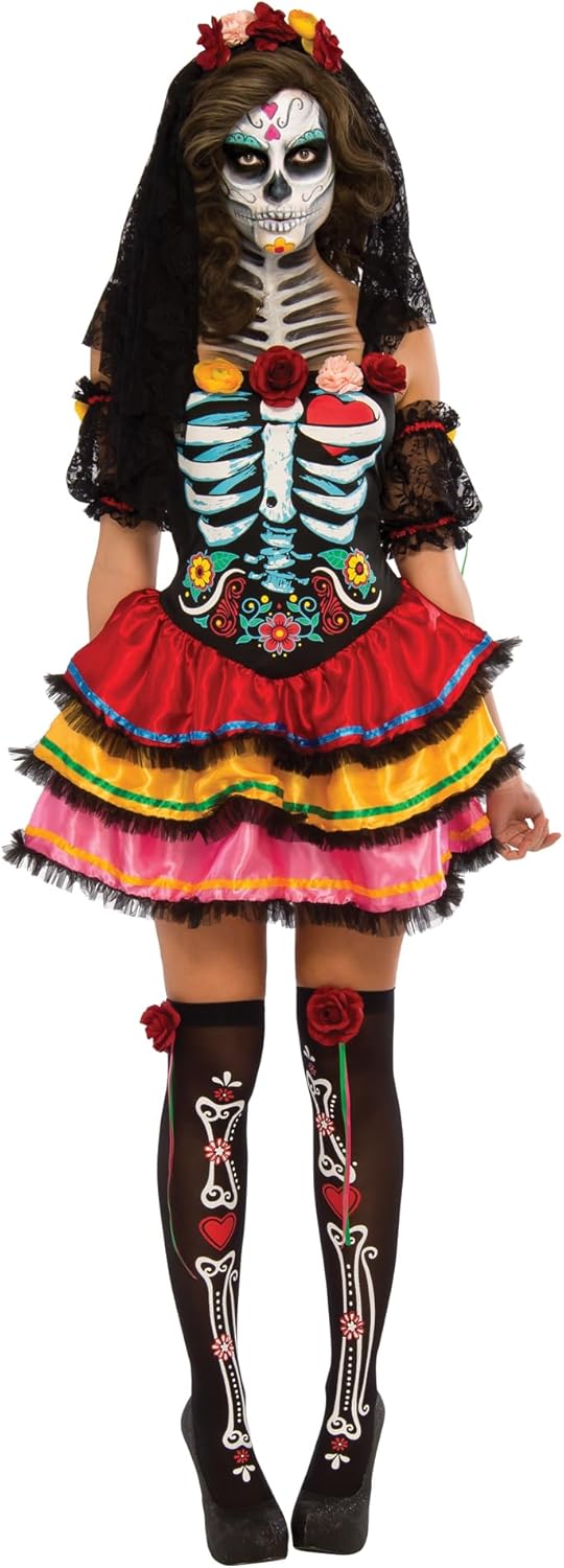 Rubie's Official Day of The Dead Senorita Skeleton Costume, Special Fancy Dress...