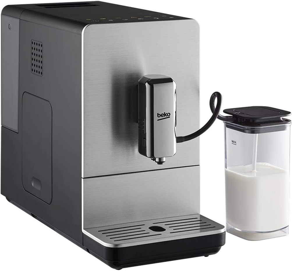 Beko Bean to Cup Machine, Special Compact Coffee Maker With Integrated Milk Frot...