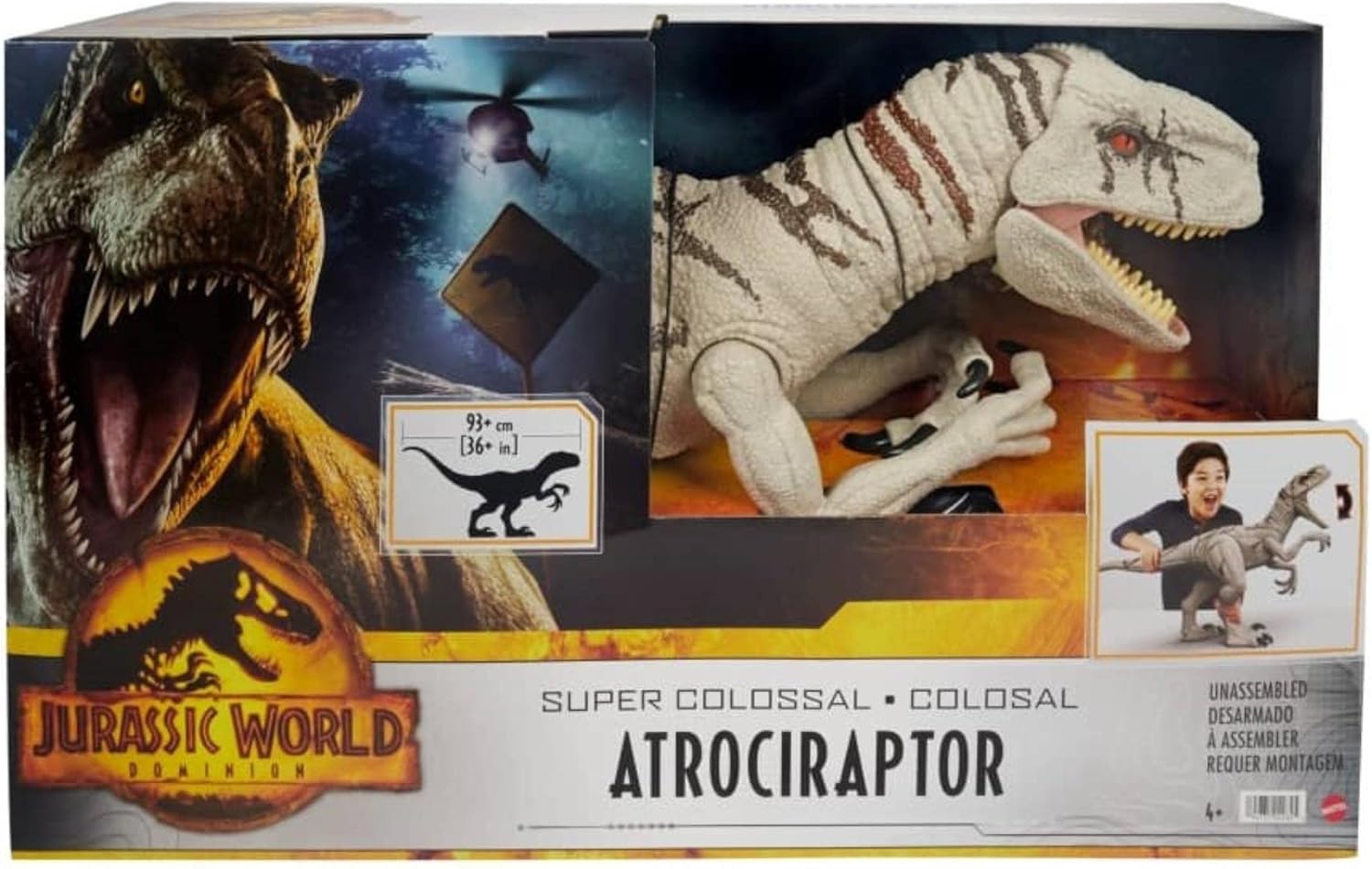 Mattel Jurassic World Dominion Dinosaur Toy, Special Large Dinsoaur Toy, Innovat...