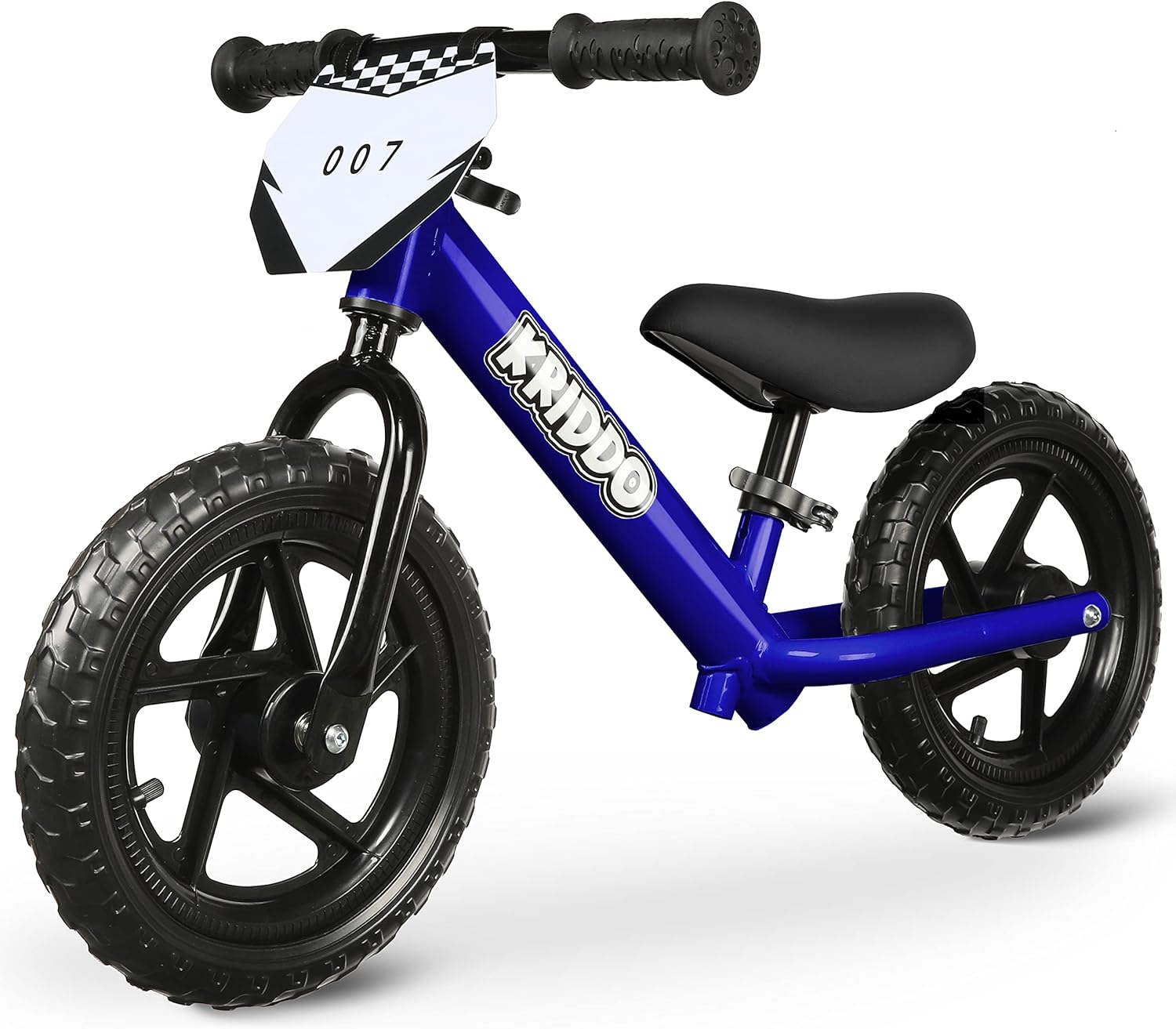 KRIDDO Toddler Balance Bike 2 Year Old, Age 18 Months to 5 Years Old, 12 Inch Pu...