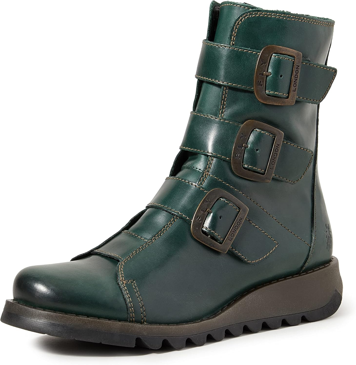 Exclusive Fly London Women's Boots, Exceptional Biker Boots, EU 8 UK Petrol, Sty...
